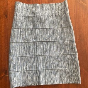 BCBG blue bodycon skirt